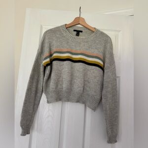 Striped Gray Sweater